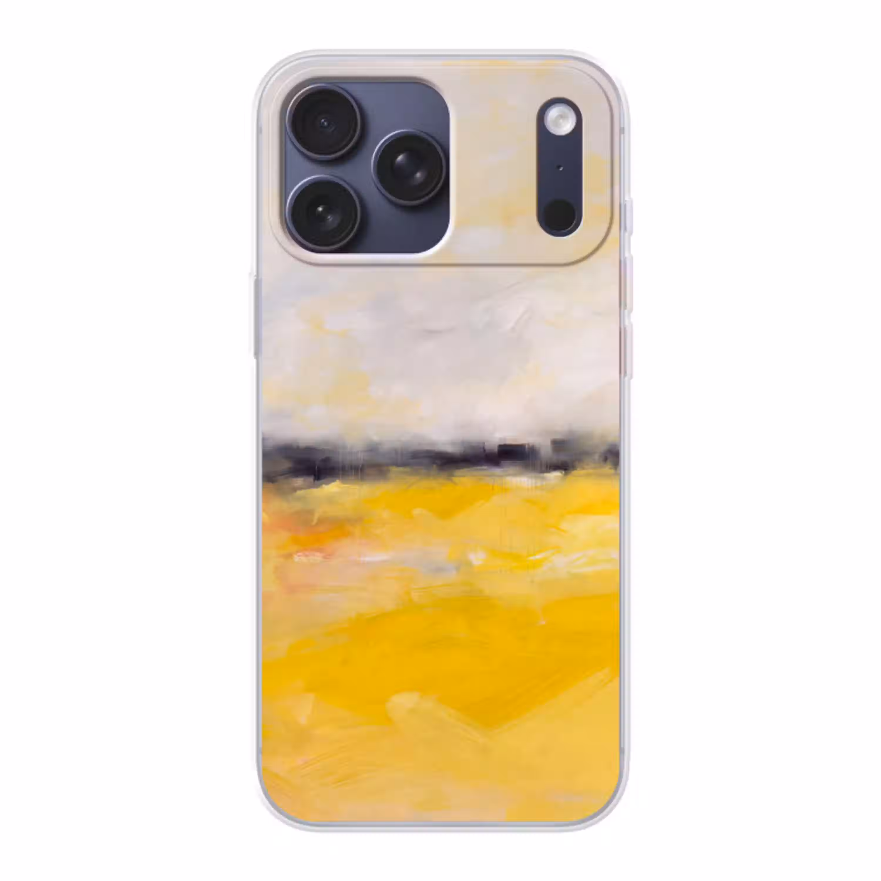 Abstract - Landschap - Modern - Geel Telefoonhoesje iPhone 17 Pro Max klein -3d