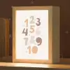 Getallen - Educatief - Leren tellen - Cijfers oefenen voor kinderen - Pastel kleuren Light Box met kabel klein -zzz_3d_website