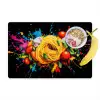 Spaghetti - Graffiti - Verf - Kleurrijk - Eten - Modern Placemat vinyl groot -zzzproduct_Kitchenyeah-website