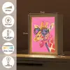 Giraf - Roze - Bril - Sjaal Light Box met kabel (Tafellamp) klein -USP_NL