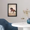 Paard - Galop - Energie fotolijst zwart zonder passe partout klein -sfeer4