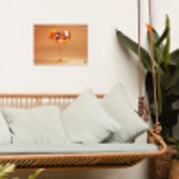 Drank - Oranje - Glitter - Disco tuinposter los doek klein -sfeer7