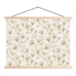 Ginkgo - Takken - Goud textielposter latten blank klein 122 -3d