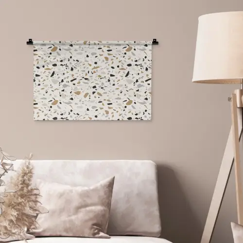 Terrazzo -  Patroon - Staal Wandkleed katoen klein 269 -sfeer4