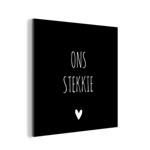 Quotes - Stekkie - Ons stekkie aluminium wit klein -3d