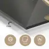 Sierlijk - Boeket - Goud - Vaas plexiglas 5mm klein -sfeer2