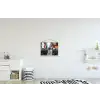Stad - Mensen - Astronaut - Wit textielposter latten blank klein -kinderkamer