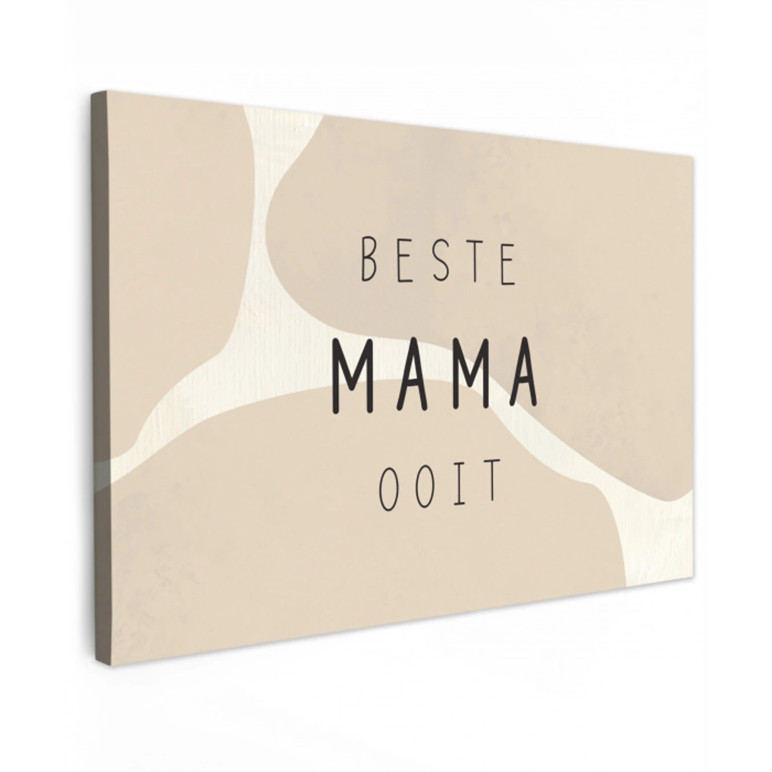 Quotes - Beste mama ooit - Mama - Spreuken canvas 2cm klein -z3d