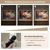 Witte vos - wolken - maan Light Box met batterij (Wandlamp) middel -USP_dimbaarNL