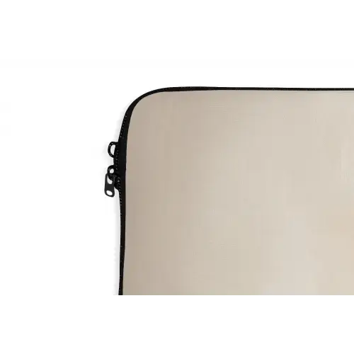 Japandi - Wabi sabi - Beige laptophoes neopreen klein -detail