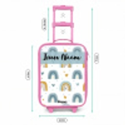 Patroon - Regenboog - Hartjes Kinderkoffer - Roze klein -productfoto_formaten