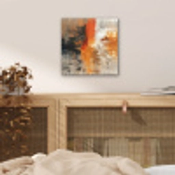 Verf - Patroon - Modern - Kunst aluminium wit klein -sfeer3