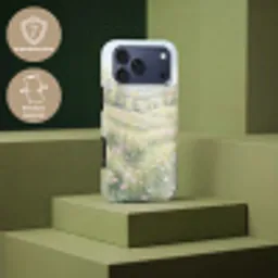 Bloemen veld - Bloemen - Groen Toughcase MagSafe Apple iPhone 17 Pro Max klein -USP_PrintM_NL