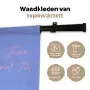 Mok - Koffie - Vrouw - Paars Wandkleed katoen klein -sfeer2