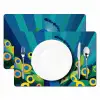 Pauw - Cirkels - Blauw Placemat vinyl groot -zzsfeer2_Kitchenyeah-website