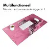 Panter - Luxe - Roze Muismat XXL klein -sfeer4