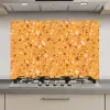 Terrazzo -  Patroon - Okergeel keuken achterwand spatscherm klein 900 -3d_website