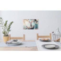 Konijn - Eieren - Mand Muursticker klein -eettafel