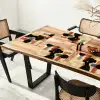 Zijaanzicht - Vrouw - Vormen Placemat vinyl groot -zzsfeer4_Kitchenyeah-website