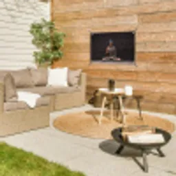 Rustgevende Boeddha in meditatie tuinposter los doek klein -sfeer4