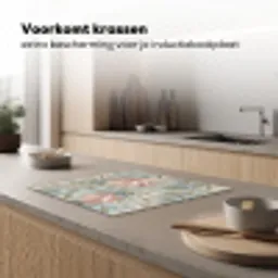 Elegant - Romantiek - Roze Inductie beschermer vinyl 3mm middel -sfeer1