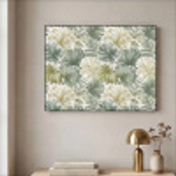 Bladeren - Botanisch - Groen Textielframe zwart klein 947 -sfeer2