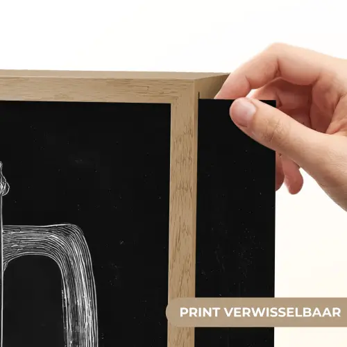 Bierpul - Witte krijtletters - Happy beer day Light Box met batterij (Wandlamp) middel -USP_websiteprintNL