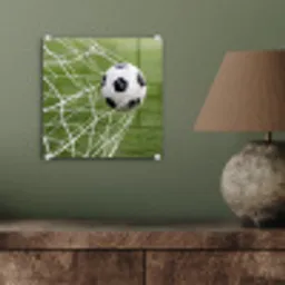 Voetbal - Goal - Net - Sport plexiglas 5mm klein -sfeer3