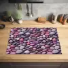 Kiezels - Paars - Roze Inductie beschermer vinyl 3mm klein 276 -sfeer5