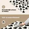 Hartjes - Patroon - Zwart Inductie beschemer met haakjes klein 777 -ky-schoon-nl