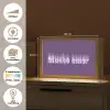 Mucho amor - Paars - Grafisch Light Box met kabel (Tafellamp) klein -USP_websiteoverzichtNL