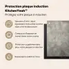 Winter - Kerst - Warm - Eten Inductie beschermer vinyl 3mm middel -zzzzzzusp-haakje_FR