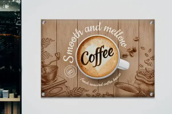 Spandoek met logo zakelijk