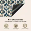 Tegel - Patroon - Blauw - Beige Inductie beschermer vinyl 3mm middel 274 -vsfeer4_ENG