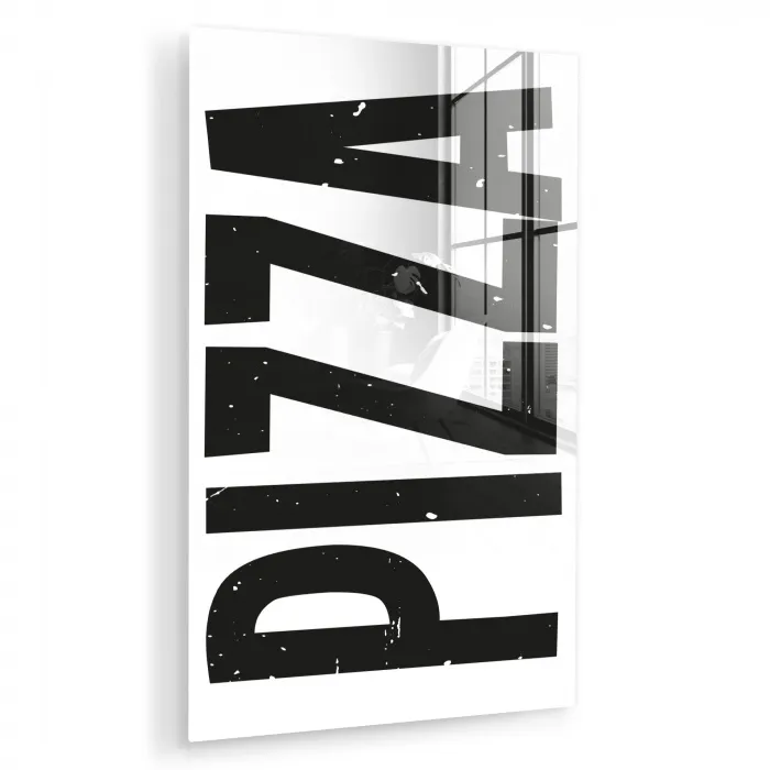 Pizza - Japandi - Decoratie - Vintage plexiglas 5mm klein -zzzproduct_nieuw