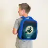 Nachtelijke Vlucht over het Woud Kinderrugzak - Blauw middel -sfeer2