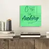 c'est la fucking vie - Groen - Penseelstijl plexiglas 5mm klein -sfeer1