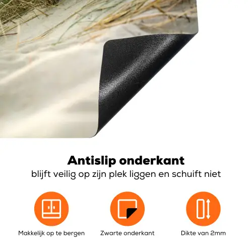 Duin - Waddeneilanden - Water Inductie beschermer vinyl 3mm klein -zzzzzzz-td-onderkant