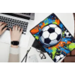 Sport - Ballen - Kleurrijk laptophoes neopreen klein -bureau