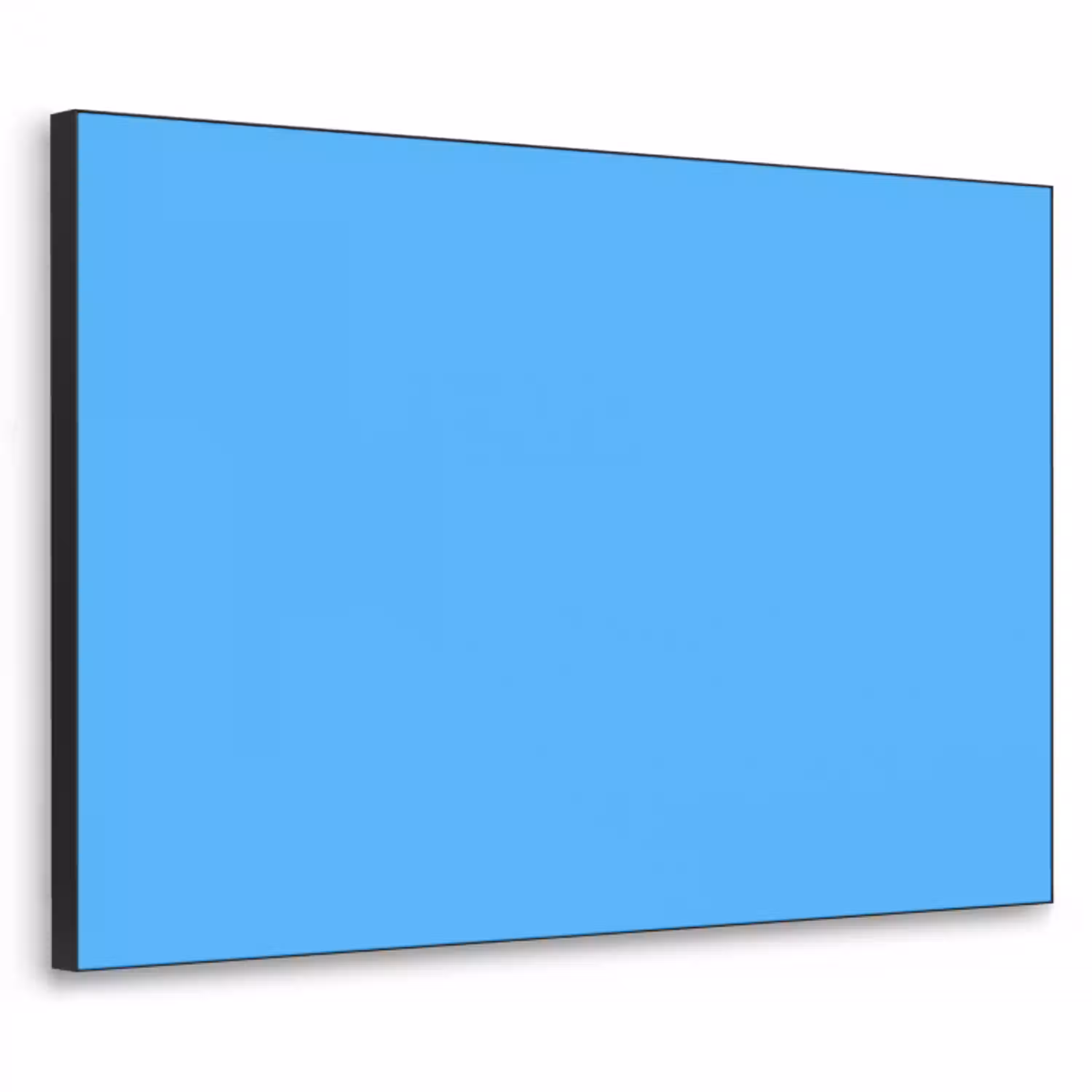 Sky - Blue - Blauw Textielframe zwart klein 947 -3d