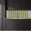 Patroon - Tegel - Groen keuken achterwand 2 middel 871 -sfeer1