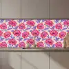 Bloemen - Patroon - Meerkleurig keuken achterwand 2 middel 871 zz_3dshopping