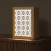Bladvorm - Klassiek - Kleurrijk Light Box met kabel (Tafellamp) klein 925 -z3d_website