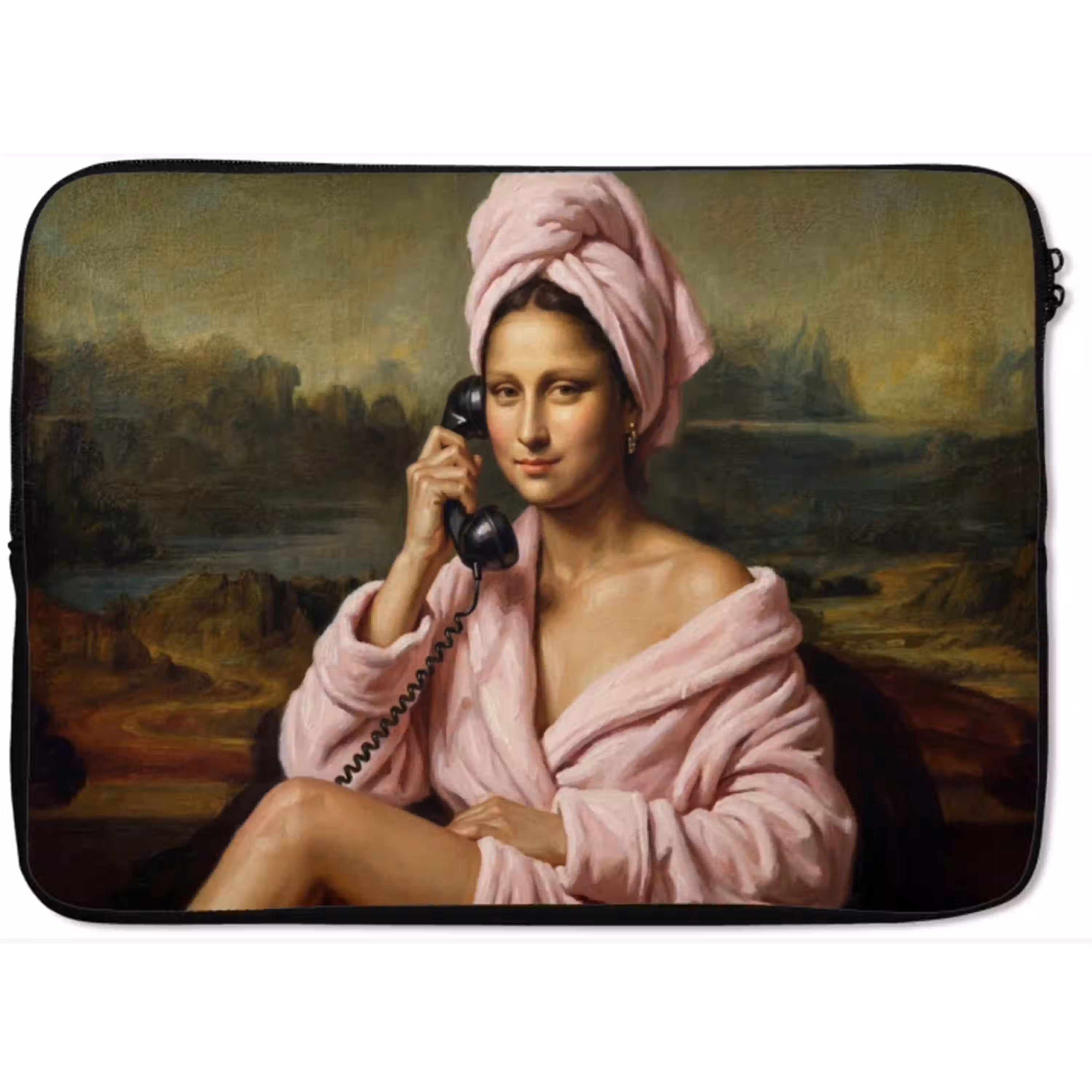 Mona - Klassiek - Roze laptophoes neopreen klein -zkaufland3dotto