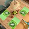 Kiwi - Groen - Fris Placemat vinyl groot -zzsfeer5_Kitchenyeah-website
