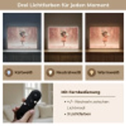Bloemenfee - Roze - Meisje Light Box met batterij (Wandlamp kind) middel -USP_lichtkleurDE