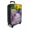 Pad met paarse lavendelstruiken NBS - Handbagage koffer - Kinderen Unisex middel -productfoto_3d