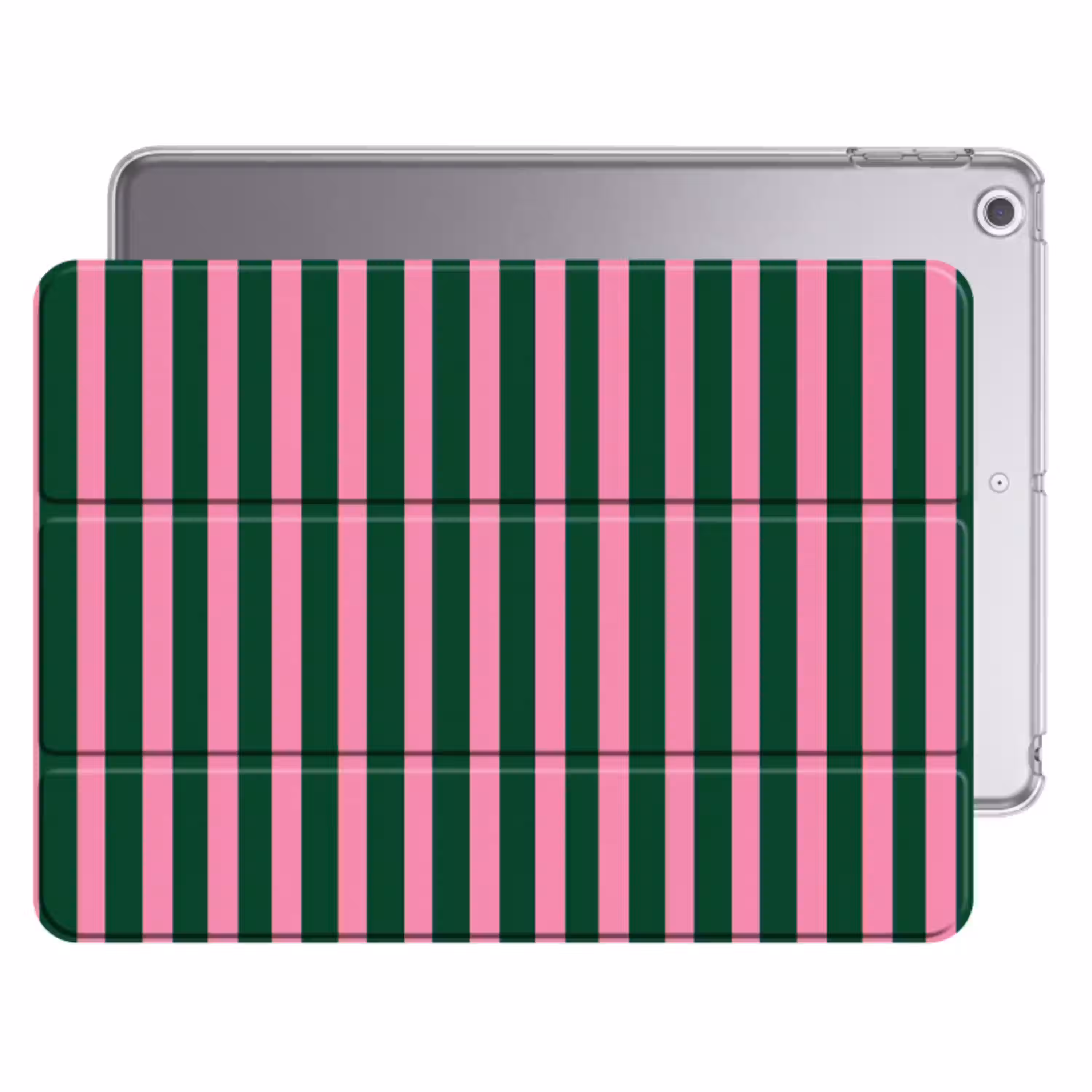 Verticale strepen - Groen - Roze Apple iPad 2017 middel 1172 -threedimensional_3d_global