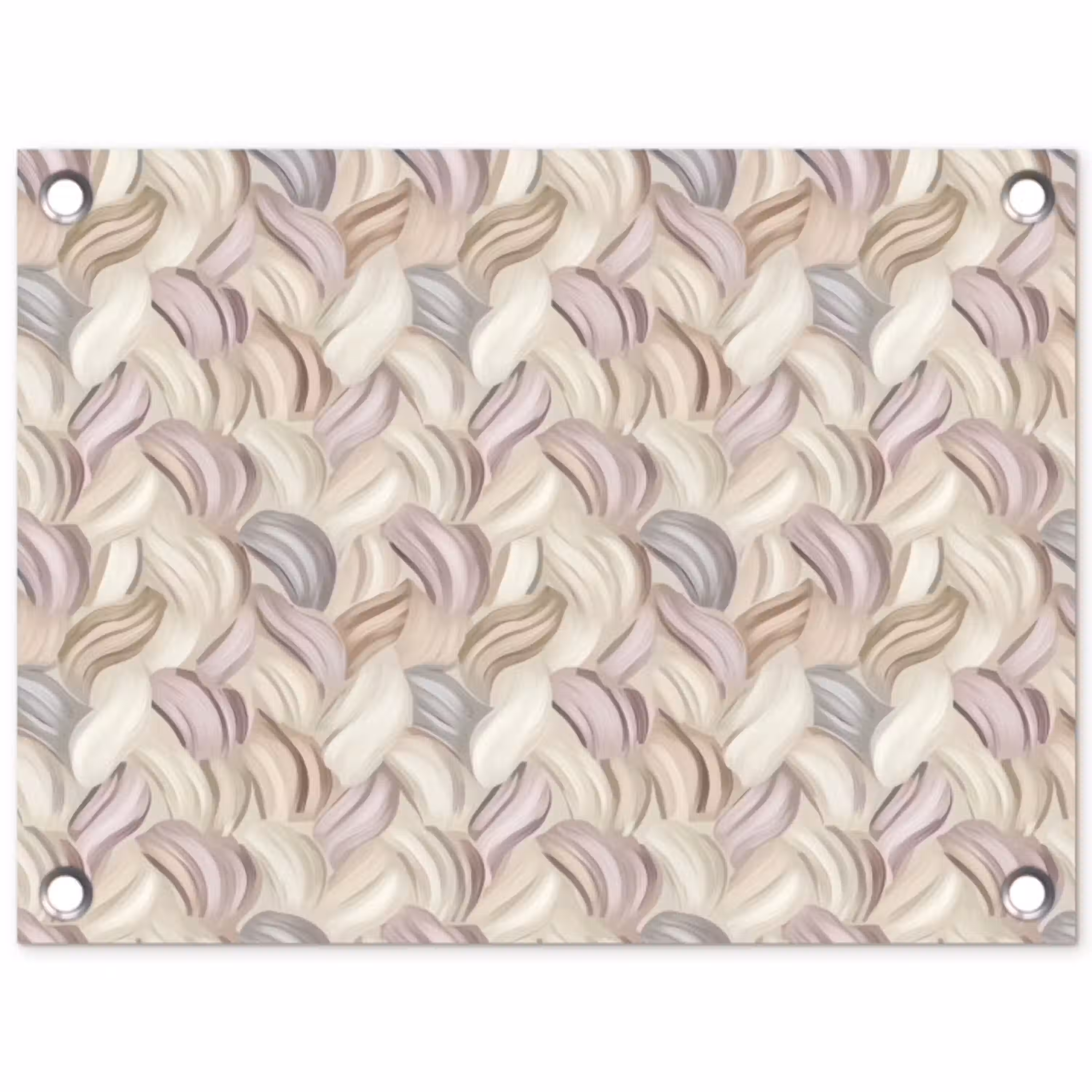 Abstract - Golvend - Pastel tuinposter los doek klein 239 -3d