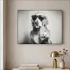 Golden retriever - Hond - Zonnebril - Gkas Textielframe zwart klein -sfeer2